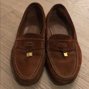 Luois Vuitton Brown Suede Shoes 6.5